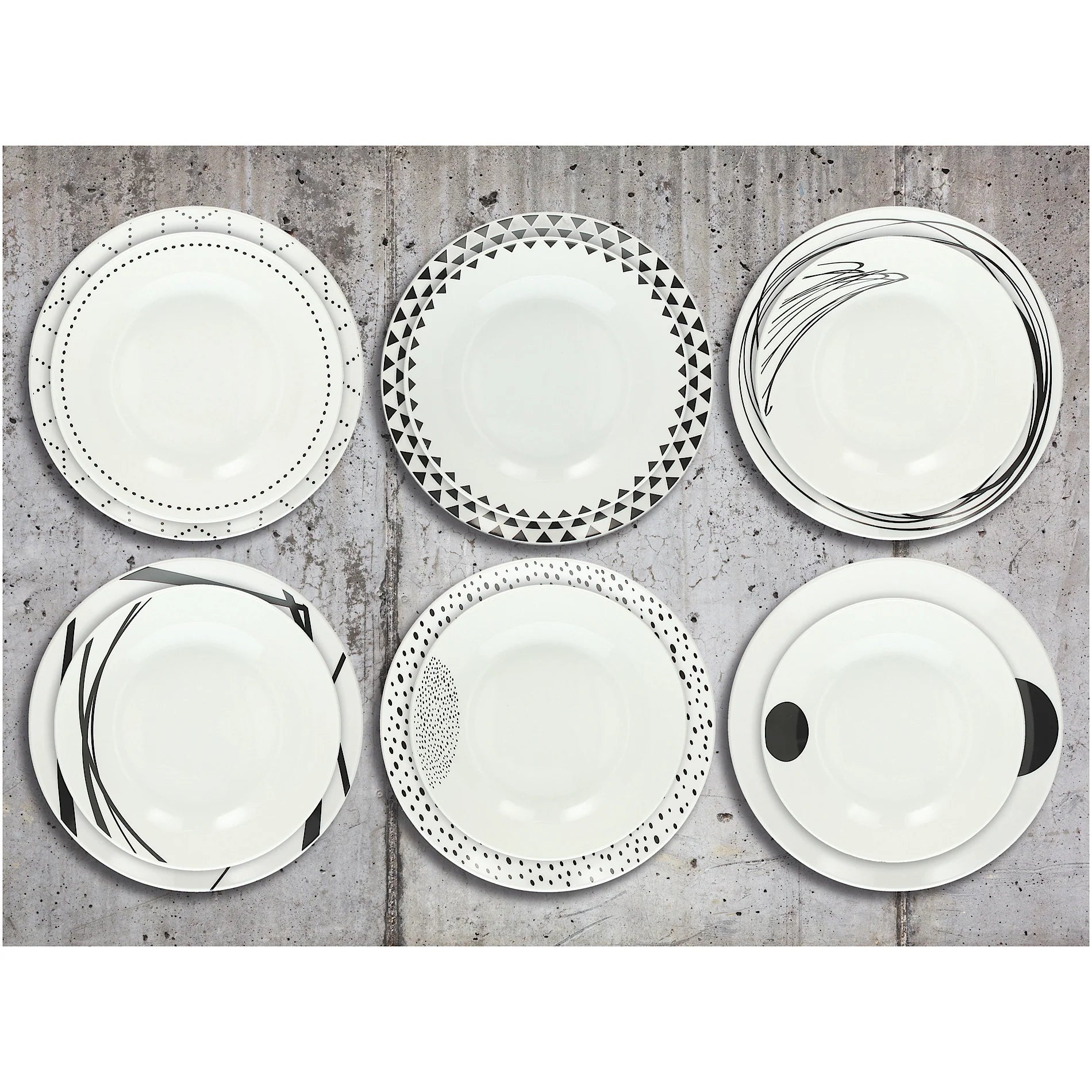Tognana Graphic dinnerware set 18pcs